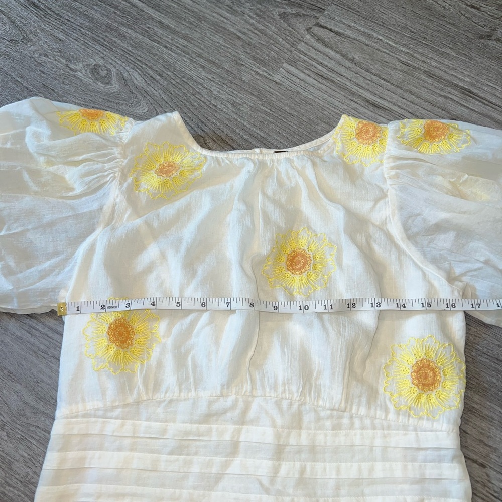 Free People My Girl Blouse in Ivory - Picture 10 of 11